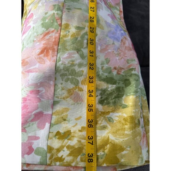 Talbots 20WP Silk Floral Dress Women’s Elegant Spring Summer Cottagecore Chic - Picture 11 of 11